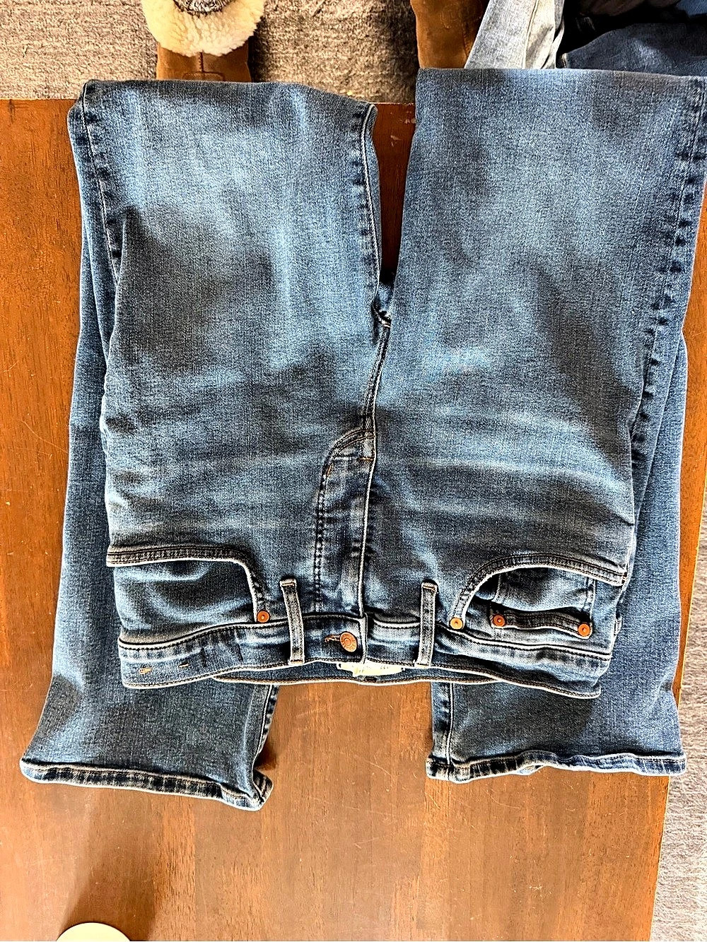 Madewell Mid-Rise Bootcut Jeans Blue Waist 28 Good